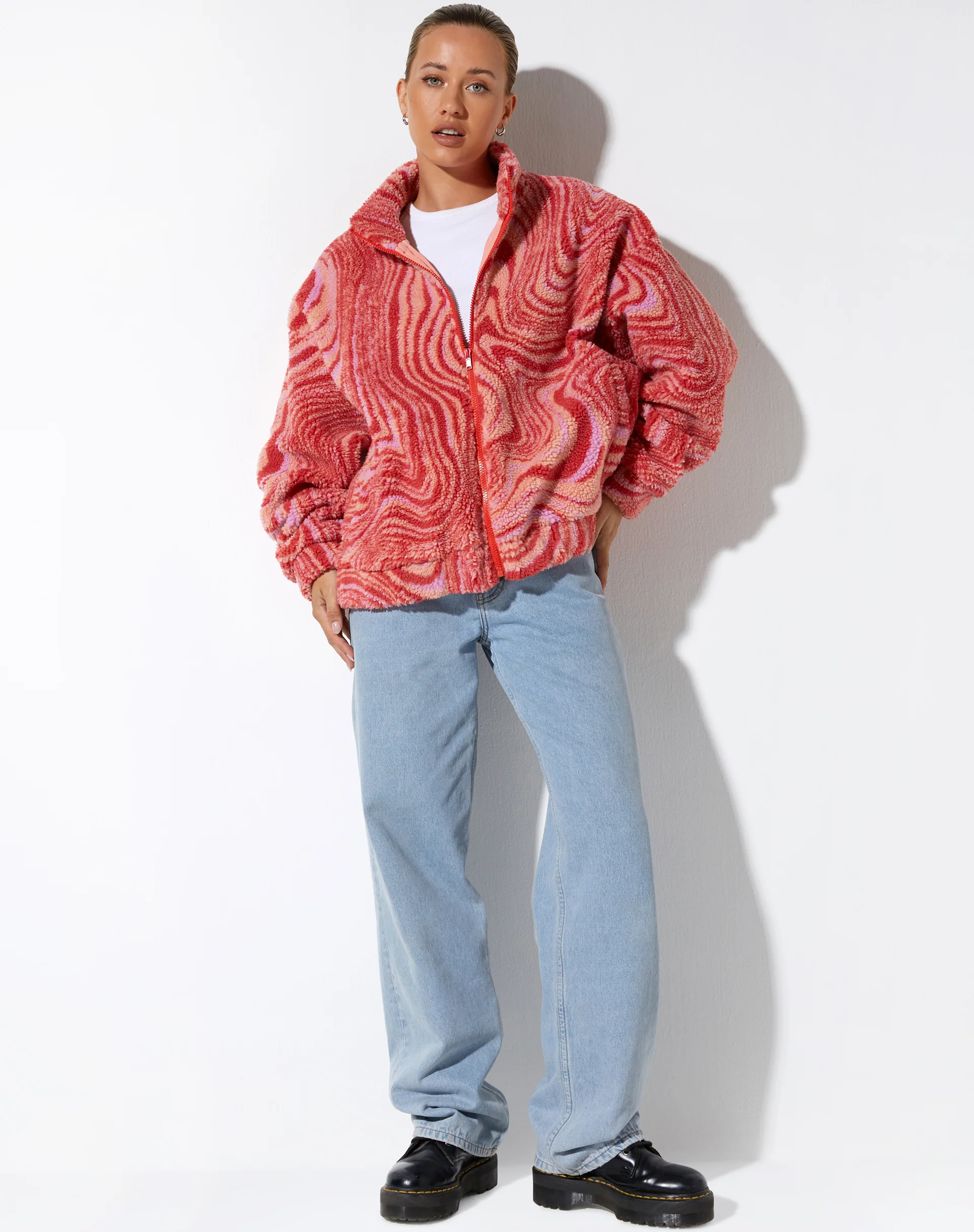 Nereo Jacket in Ripple Pink - Image 5