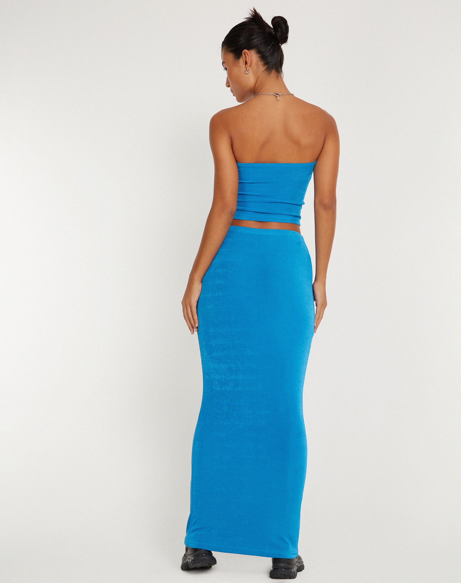 New Tulus Flood Maxi Skirt in Electric Blue - Image 4