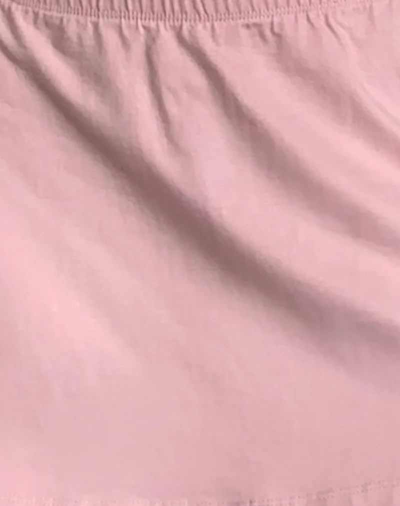 Nidya A-line Mini Skirt in Pink Lady - Image 5