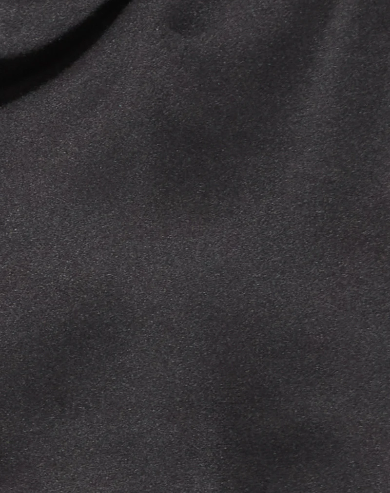 Nobara Longline Halterneck Top in Black - Image 6