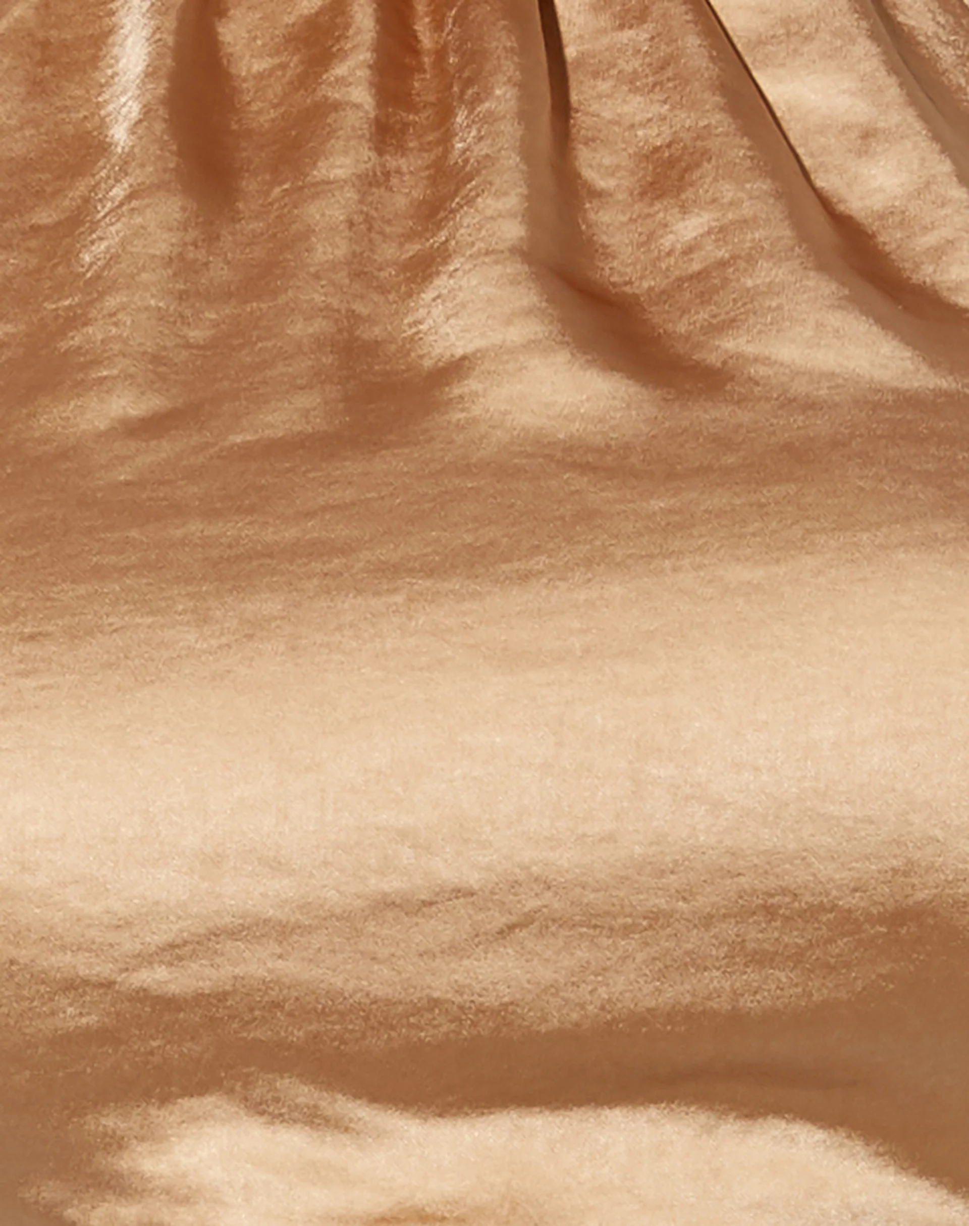Noela Top in Satin Golden Sand - Image 5