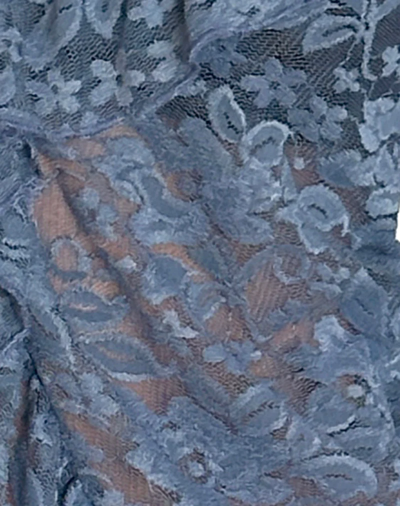 Noemi Cardigan in Moonlight Blue Lace - Image 6