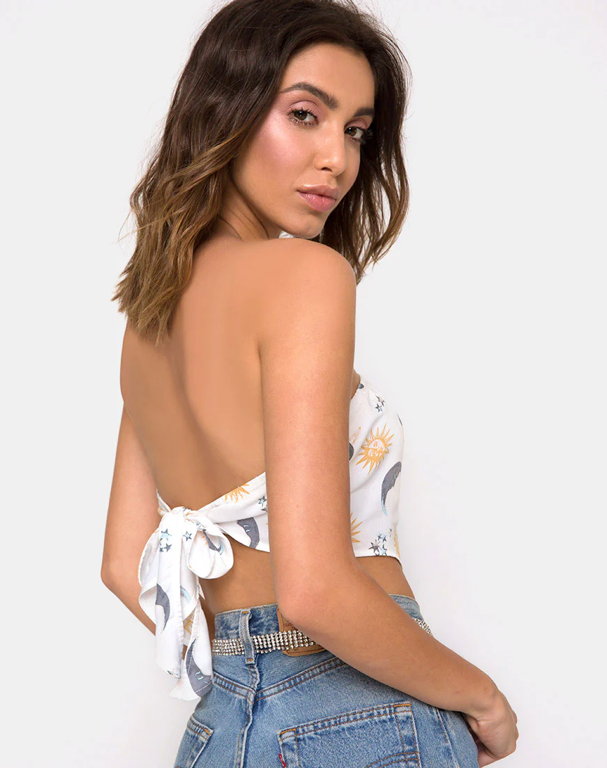 Nolda Tube Top in Solar Angel - Image 2