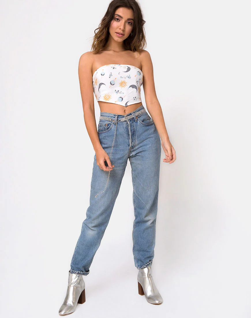 Nolda Tube Top in Solar Angel - Image 3