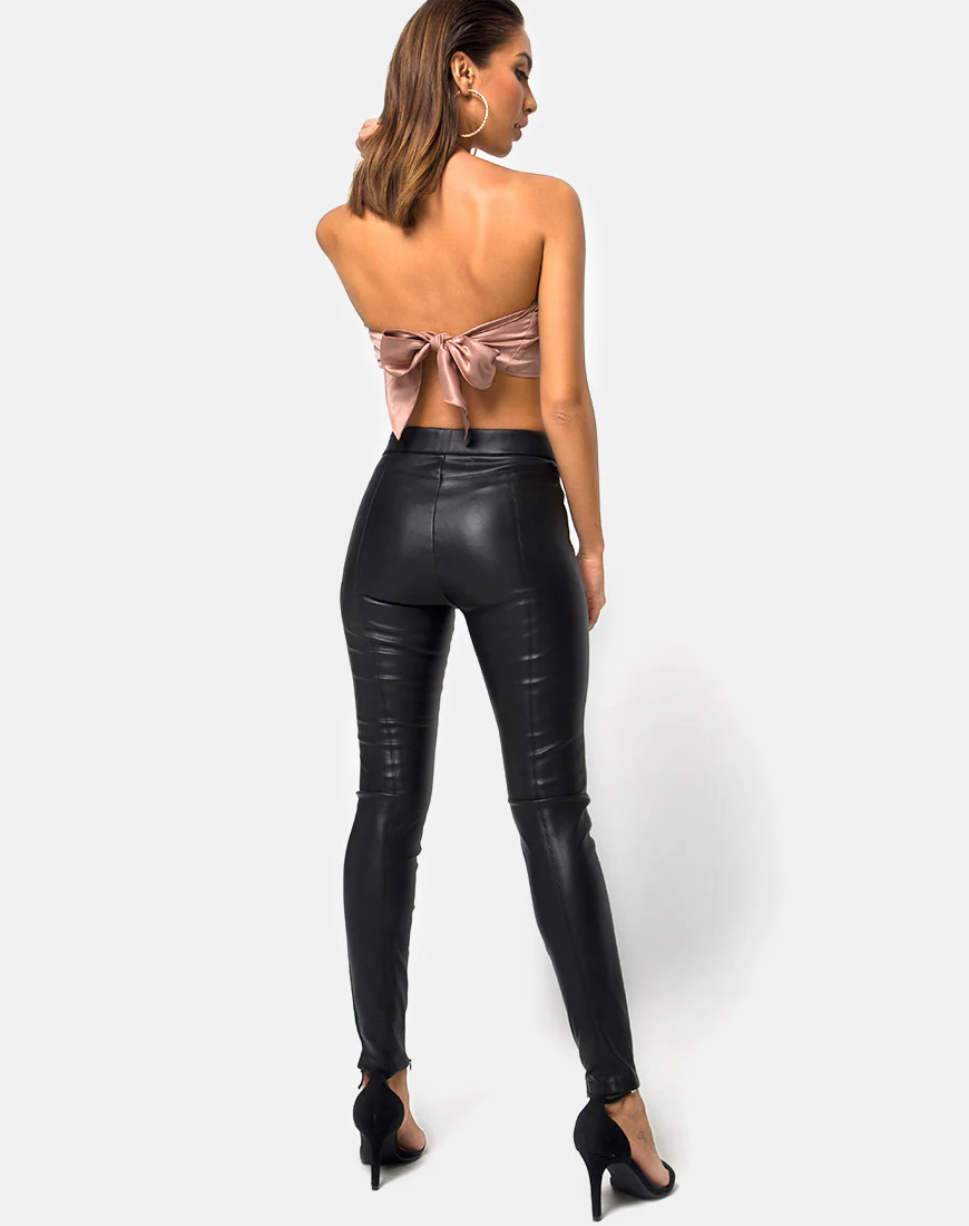 Nolia Tube top in Satin Gold - Image 4