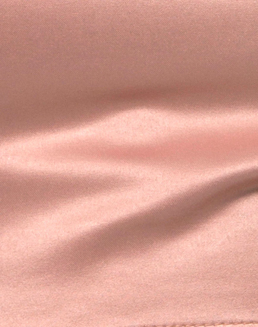 Nolia Tube top in Satin Gold - Image 5