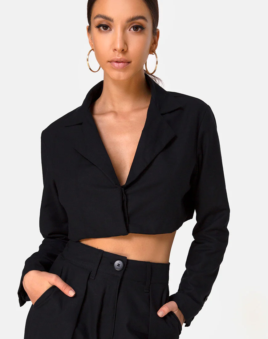 Noly Blazer in Black - Image 2