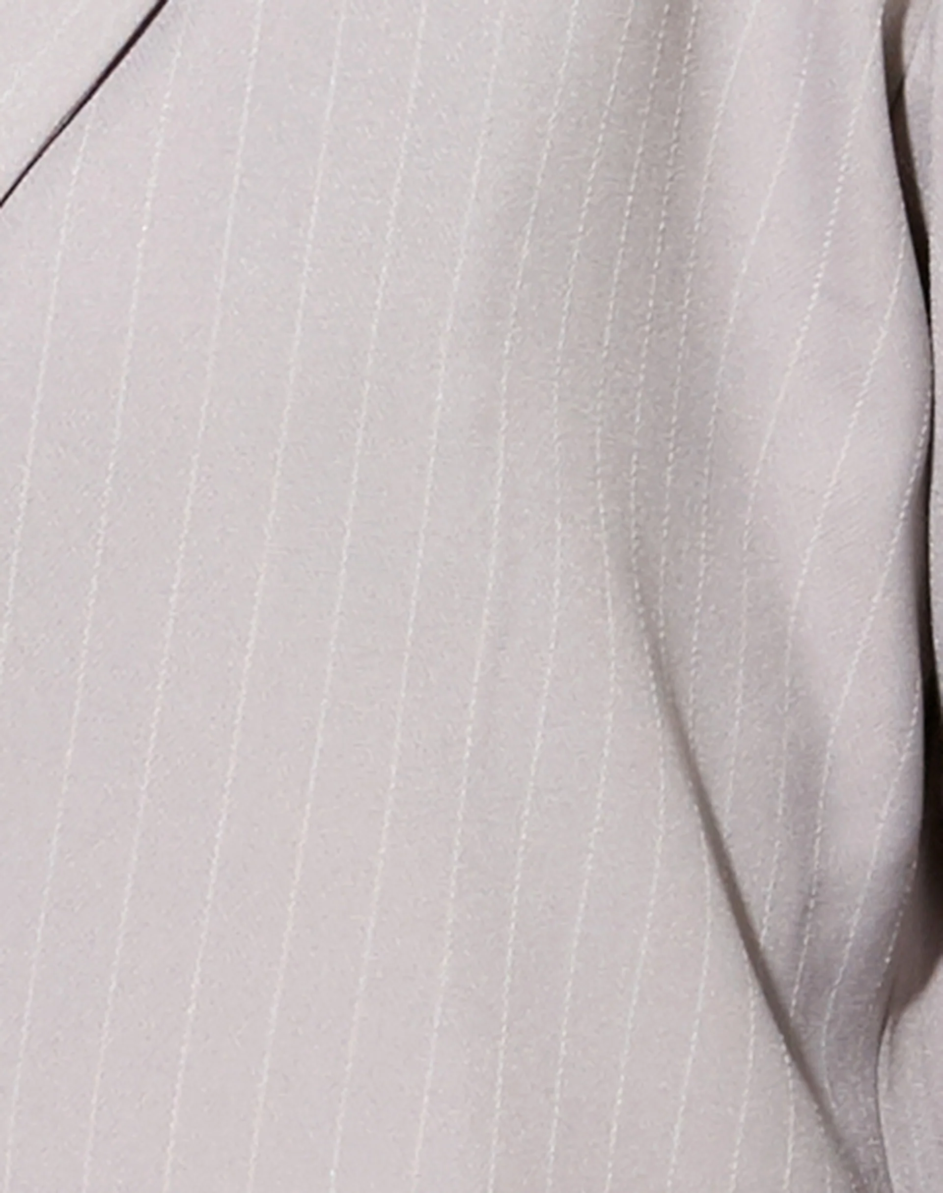 Nolya Blazer in Pinstripe Silver Grey - Image 7