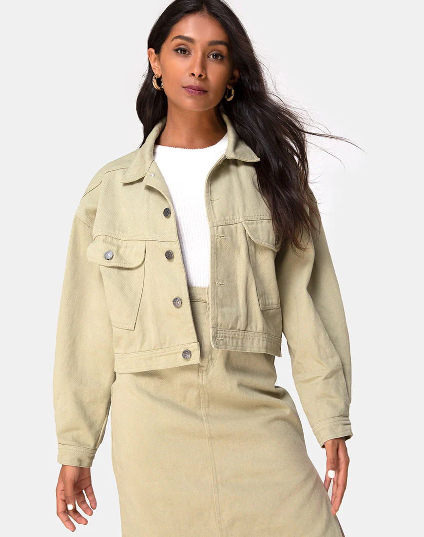 Noma Jacket in Sage - Image 2