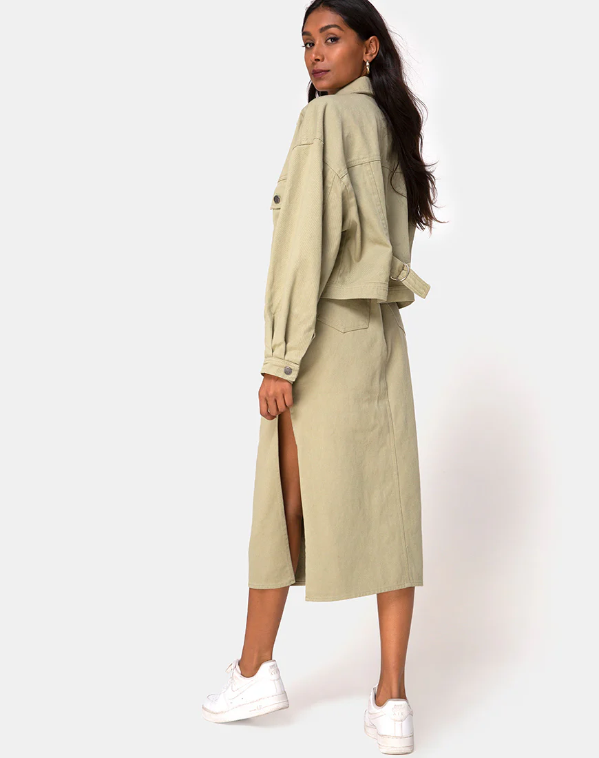 Noma Jacket in Sage - Image 5