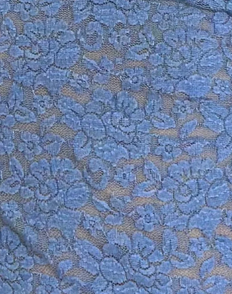 Nova Top in Moonlight Blue Lace - Image 5