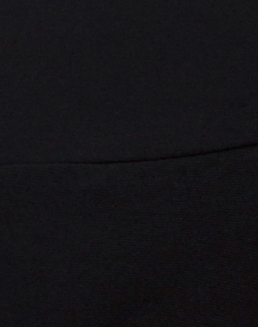 Nunim Bodycon Dress in Black - Image 5
