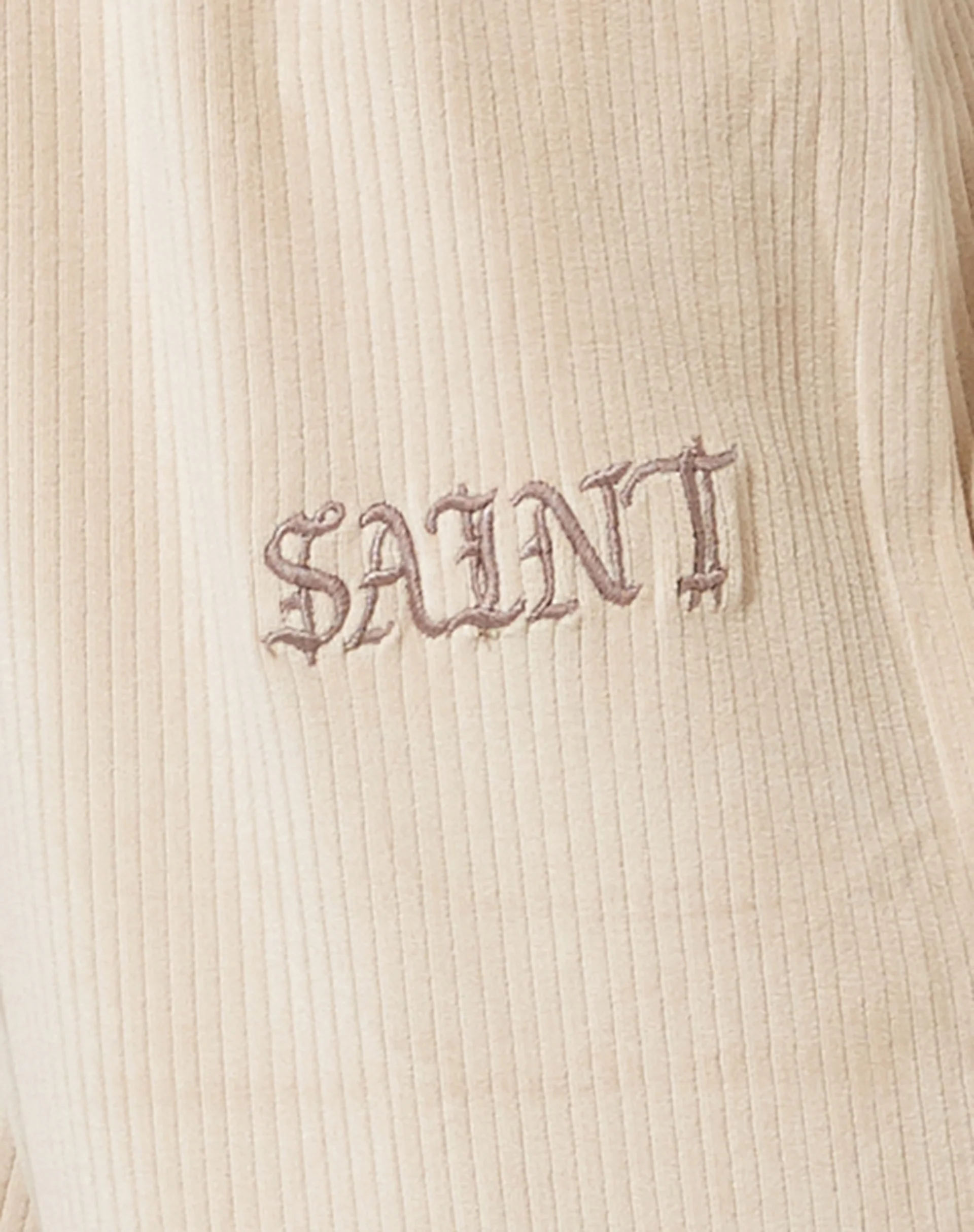 Obeli Trouser in Neutral Beige 'Saint' Embro - Image 5
