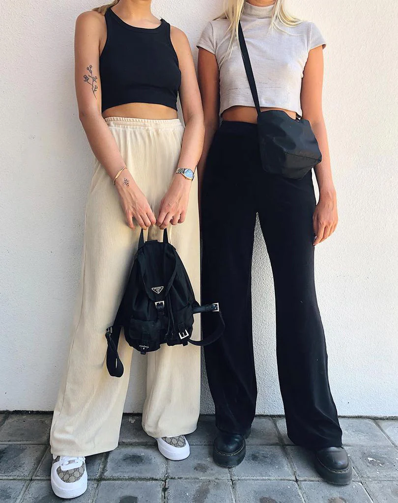 Obeli Trouser in Rib Black - Image 5