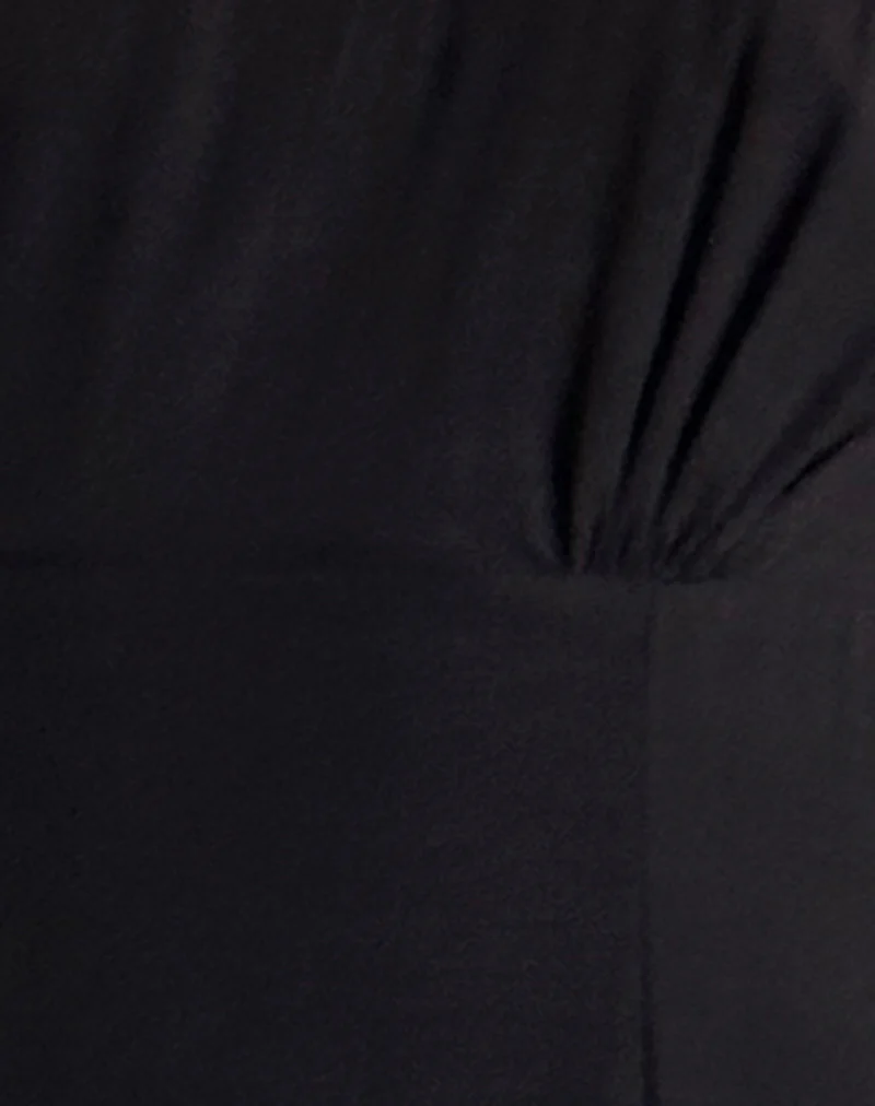 Ohayo Mini Dress in Black - Image 6