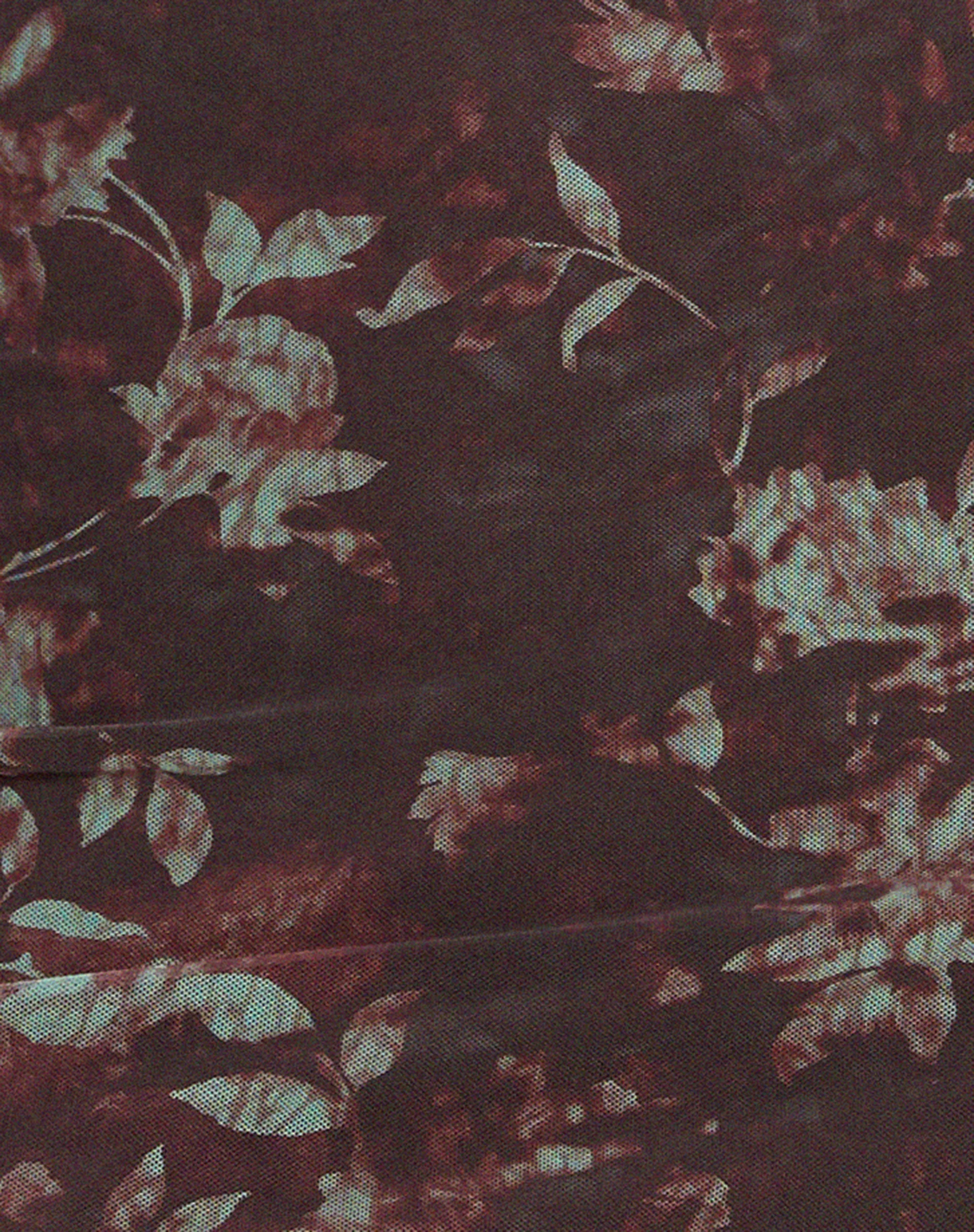 Okami Halterneck Mini Dress in Botanical Floral Brown - Image 7