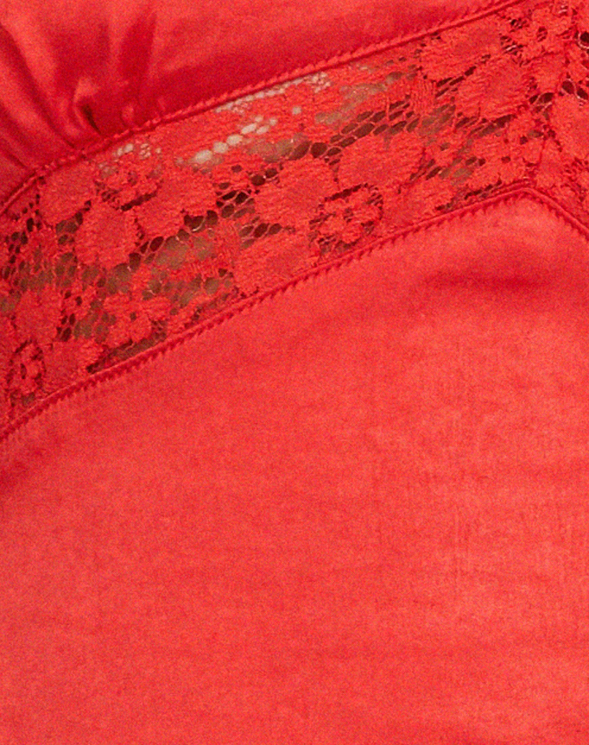 Oksana Mini Dress in Satin Red - Image 6