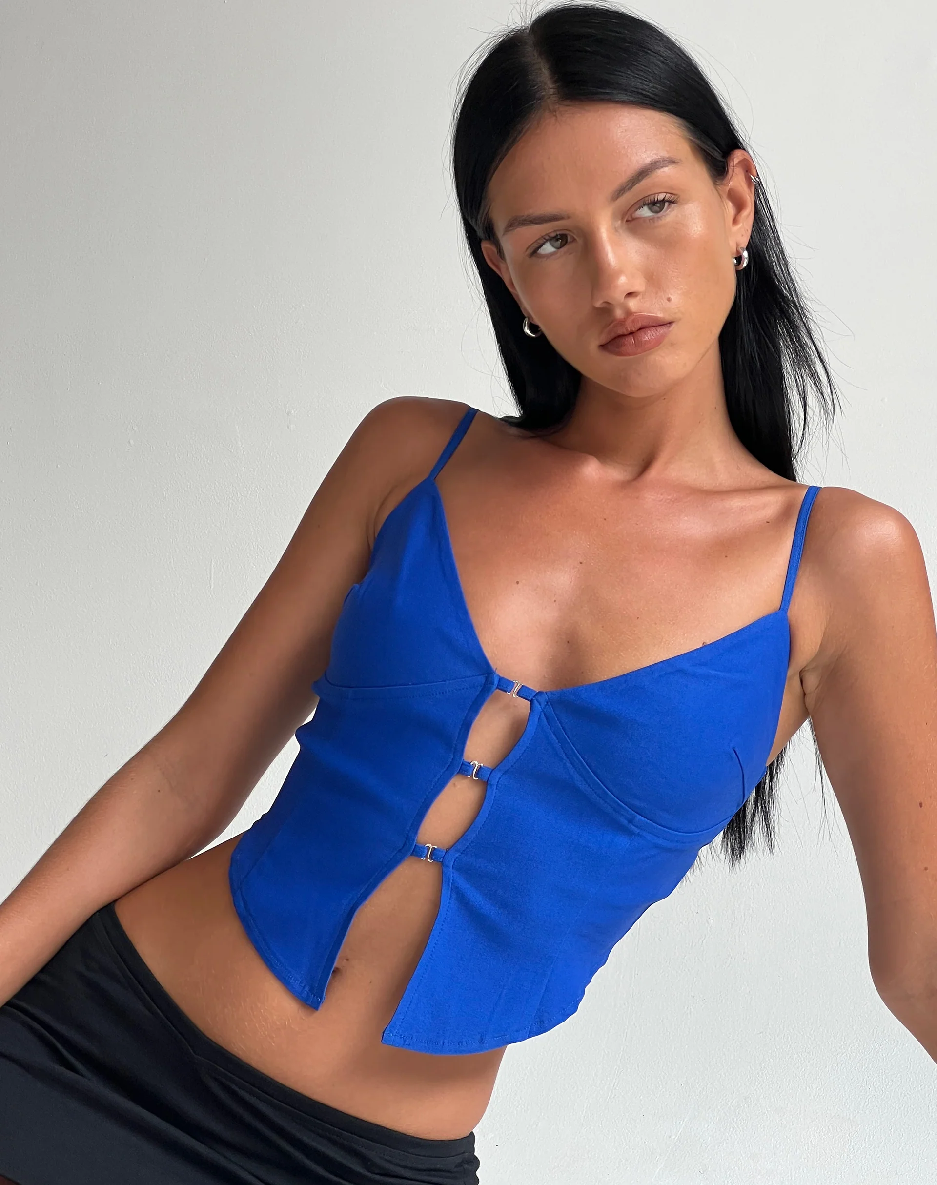 Oleta Cami Top in Cobalt - Image 2