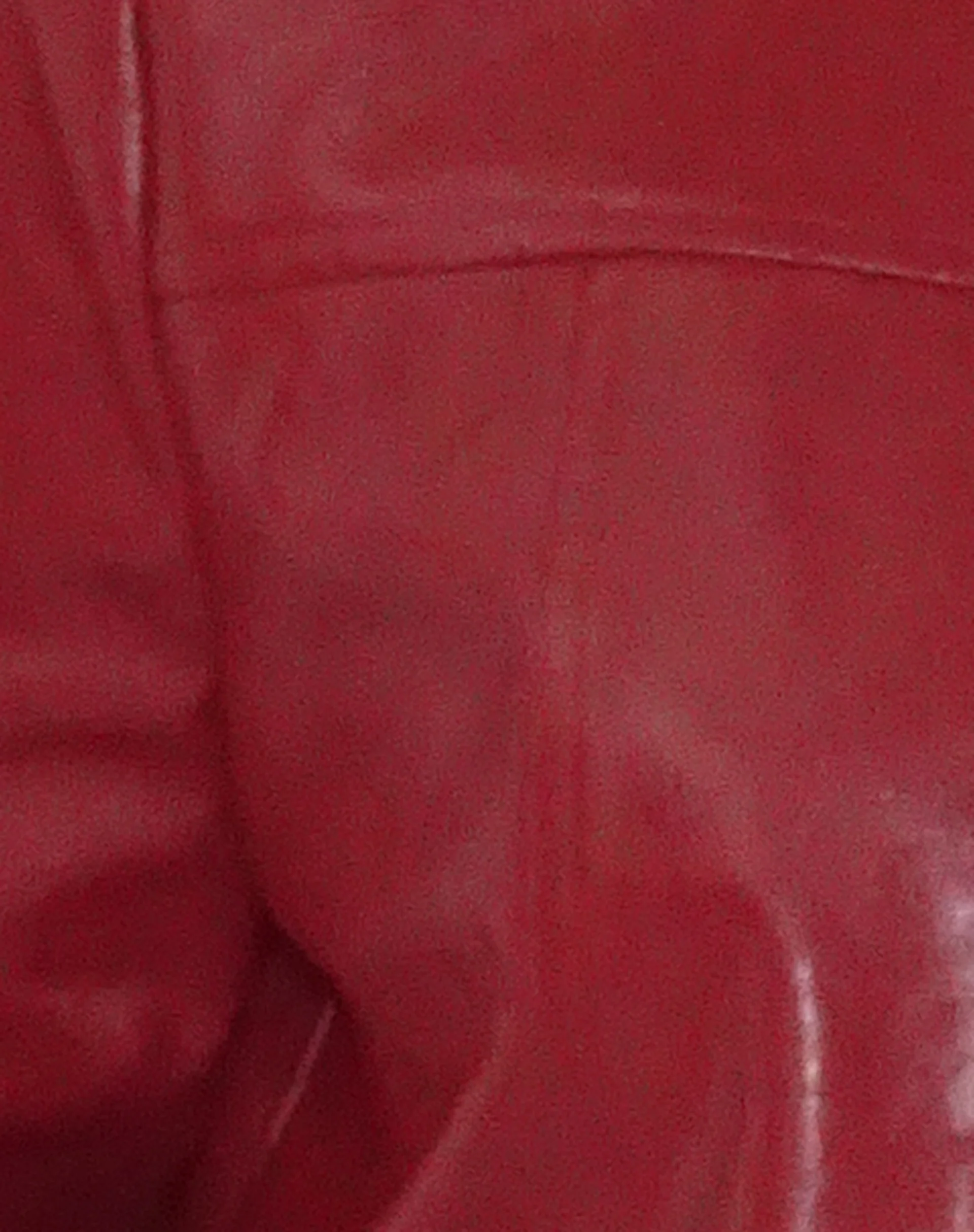 Olivia Jacket in PU Blood Red - Image 11