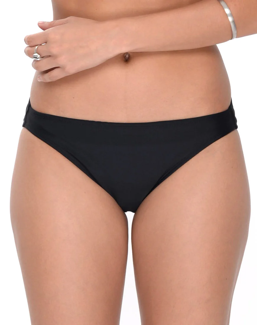 On Point Bikini Bottoms in Flaming Skies Black - Image 2