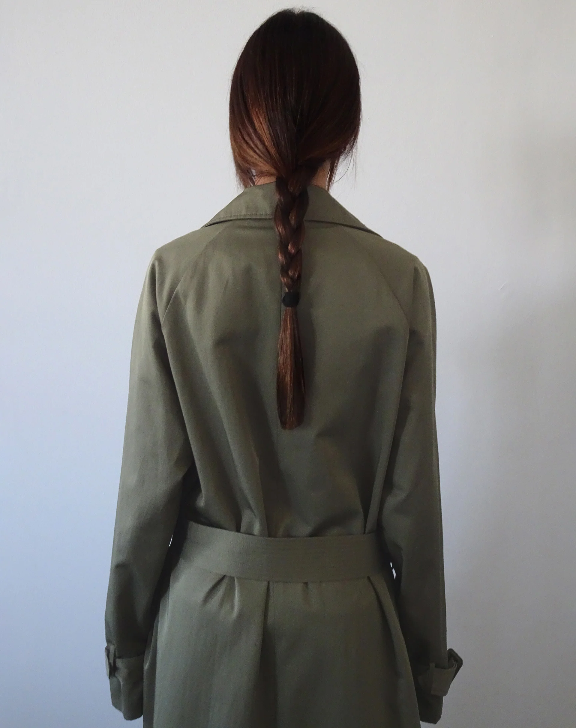 Orcati Trench Coat in Khaki - Image 5
