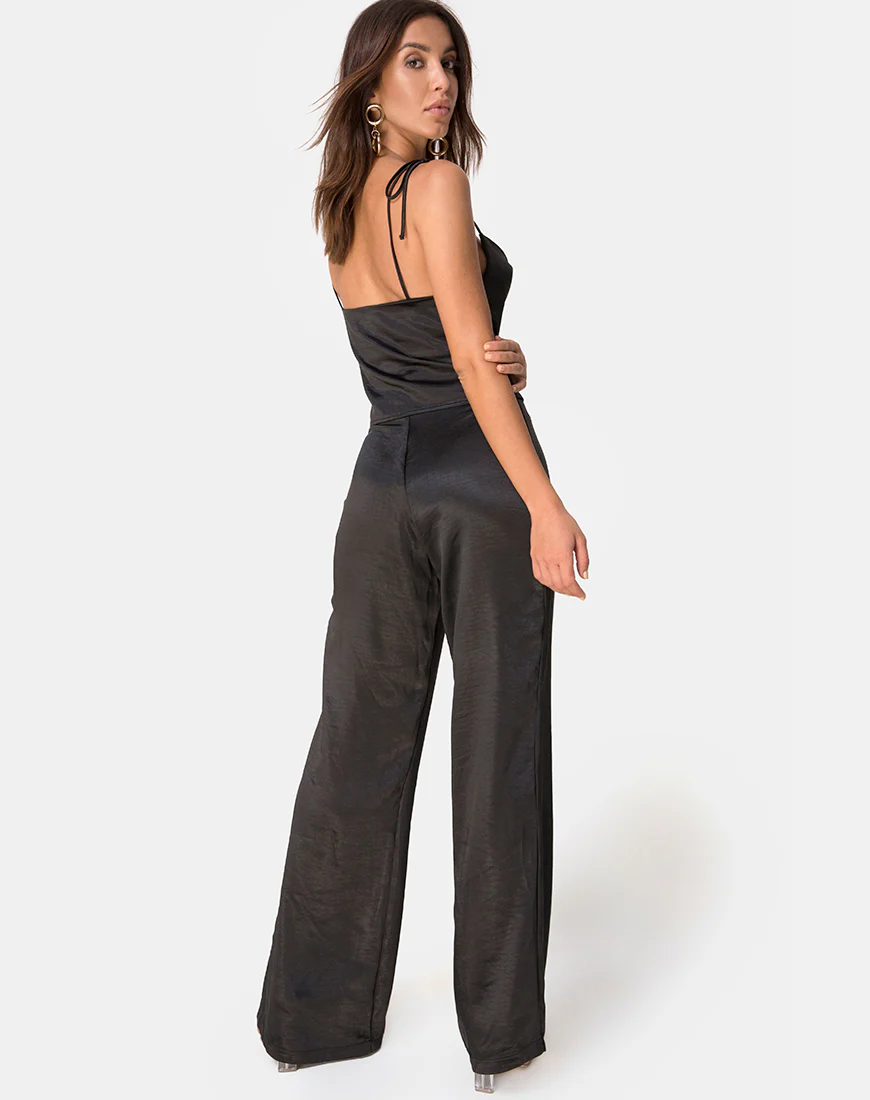 Ordez Top in Satin Black - Image 4