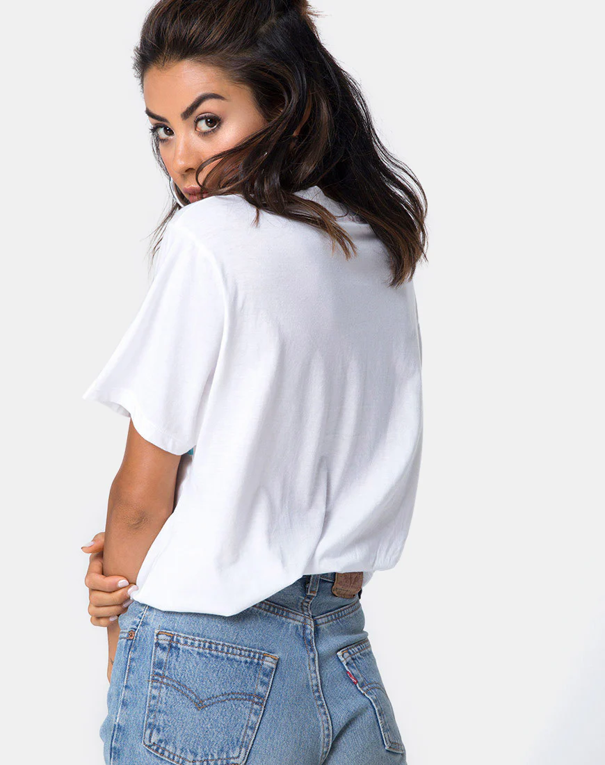Oversize Basic Tee in I unfollowed You - Image 2