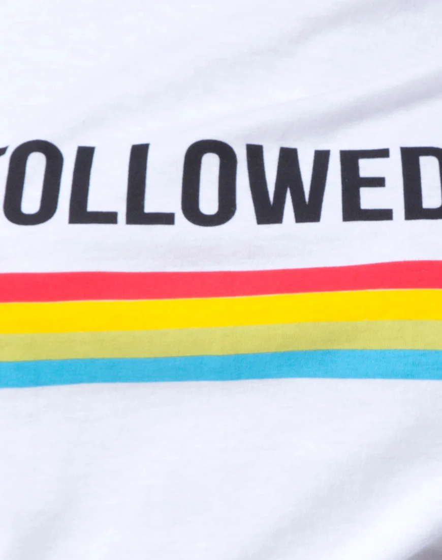 Oversize Basic Tee in I unfollowed You - Image 5
