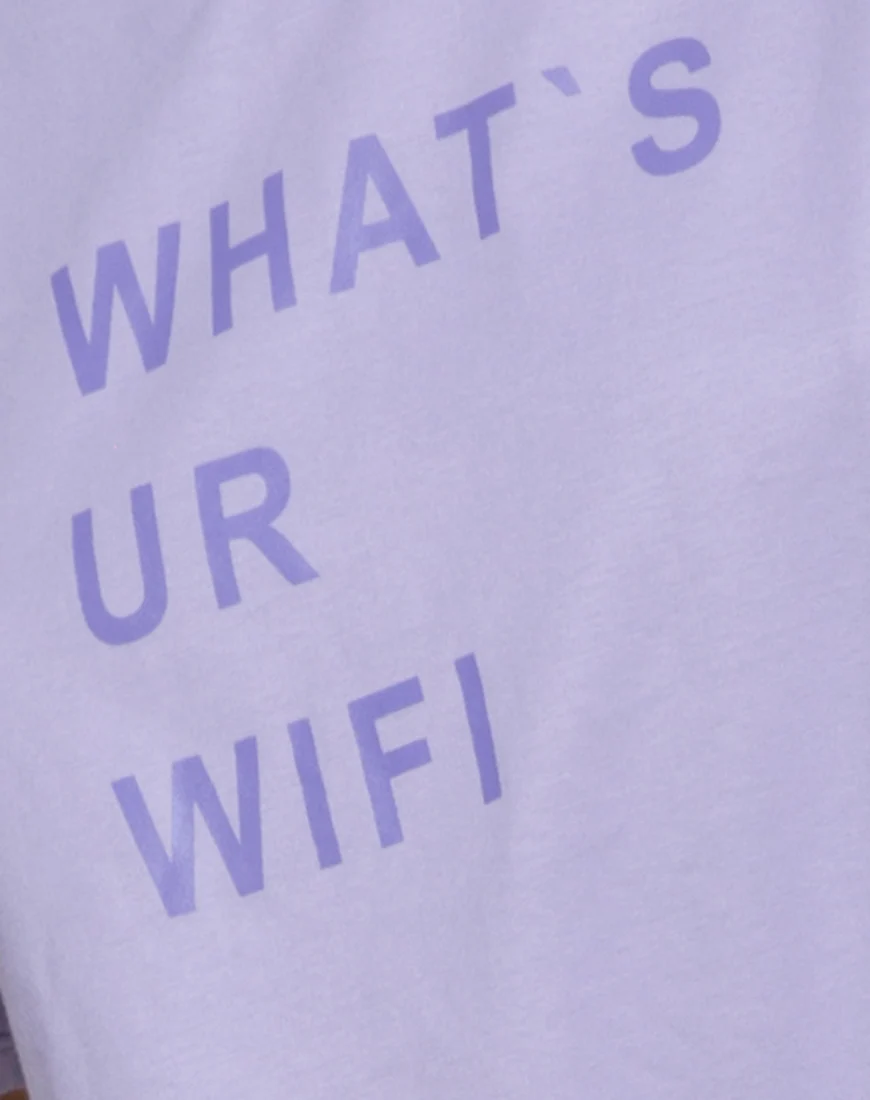 Oversize Basic Tee in What's Ur Wifi - Image 5