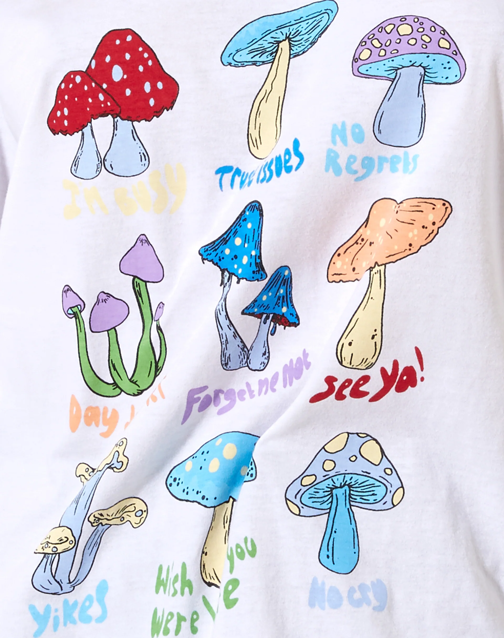 Oversize Basic Tee in White Champignons - Image 6
