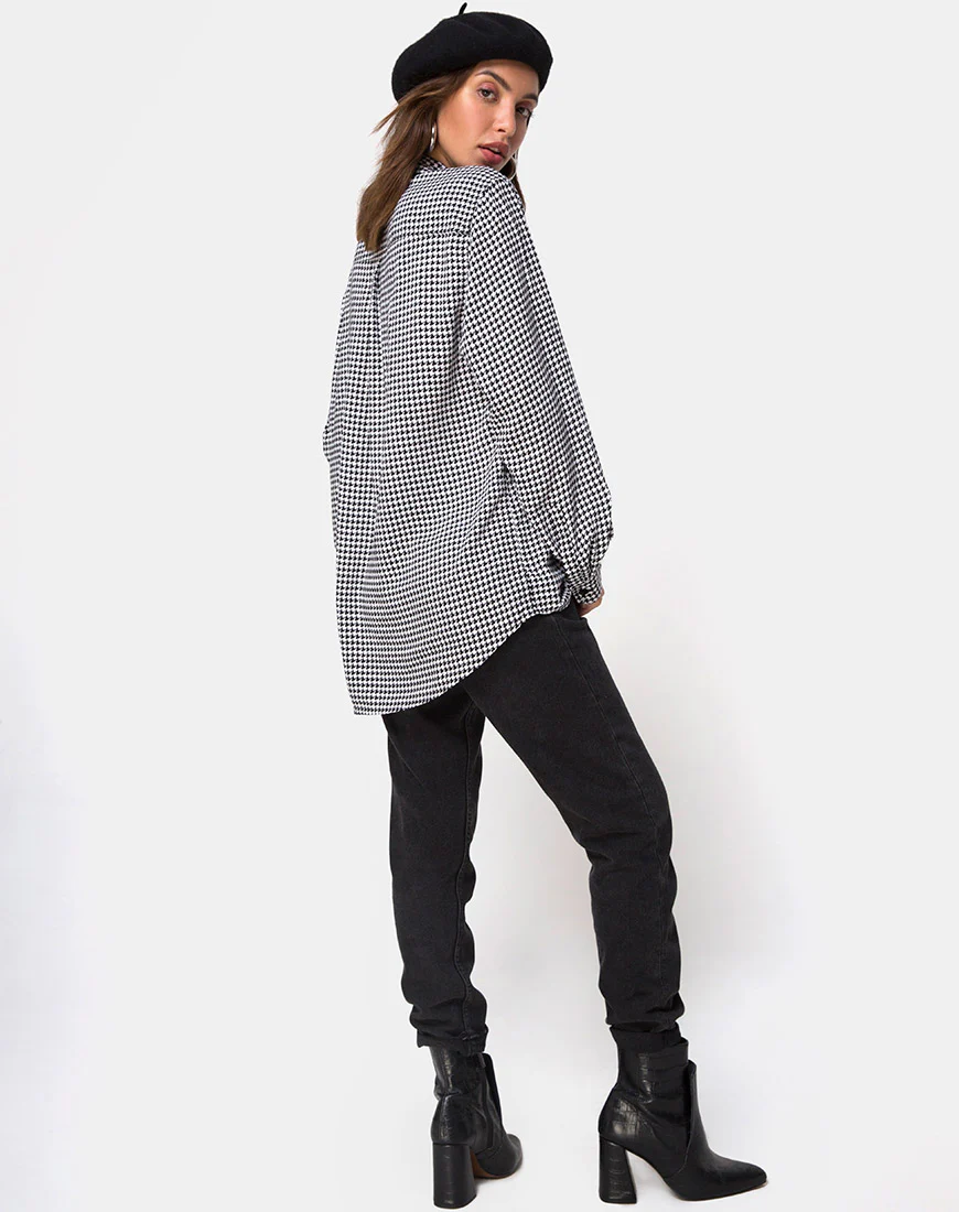 Oxford Shirt in Dogtooth - Image 4