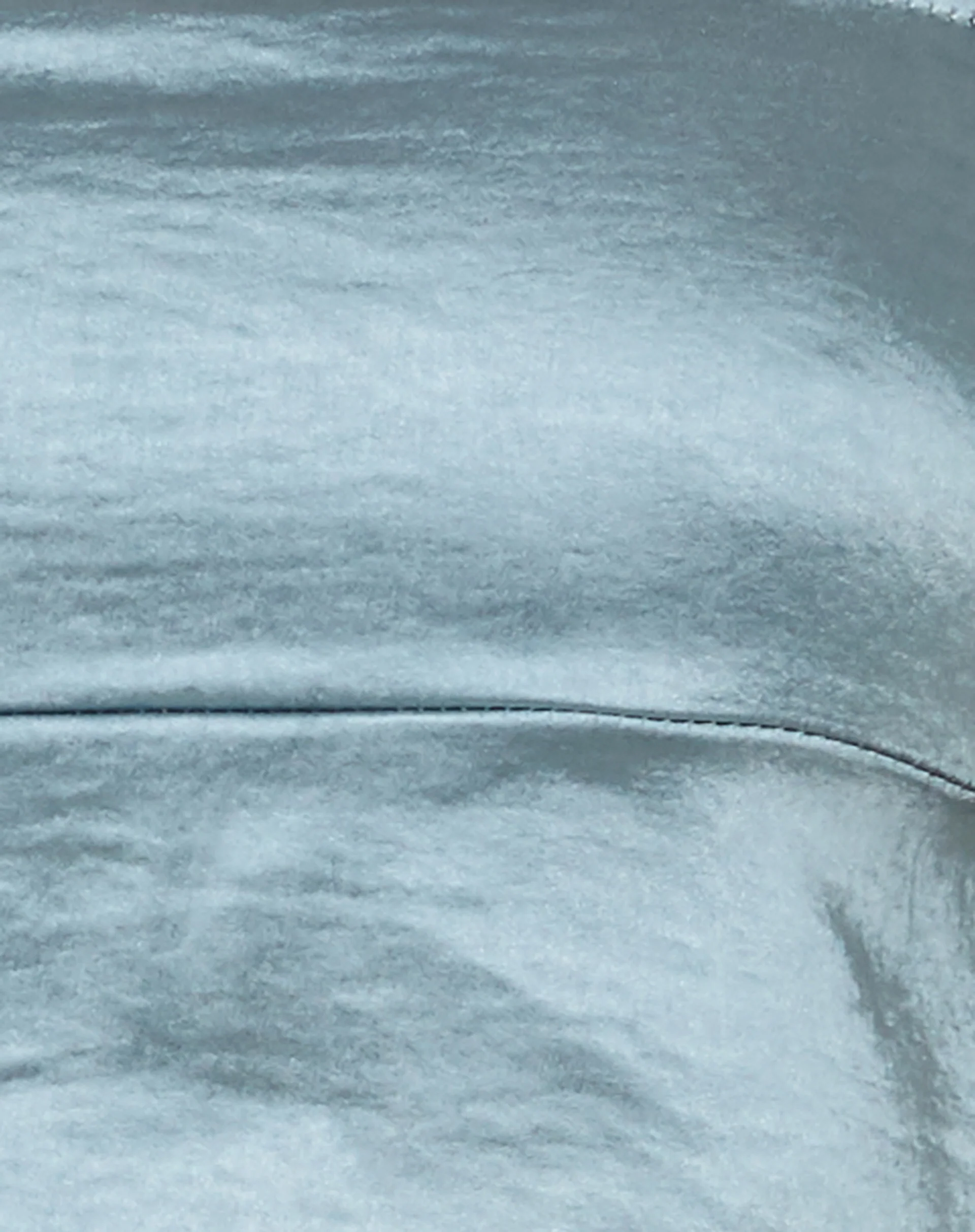 Ozami Crop Top in Satin Silver Blue - Image 5