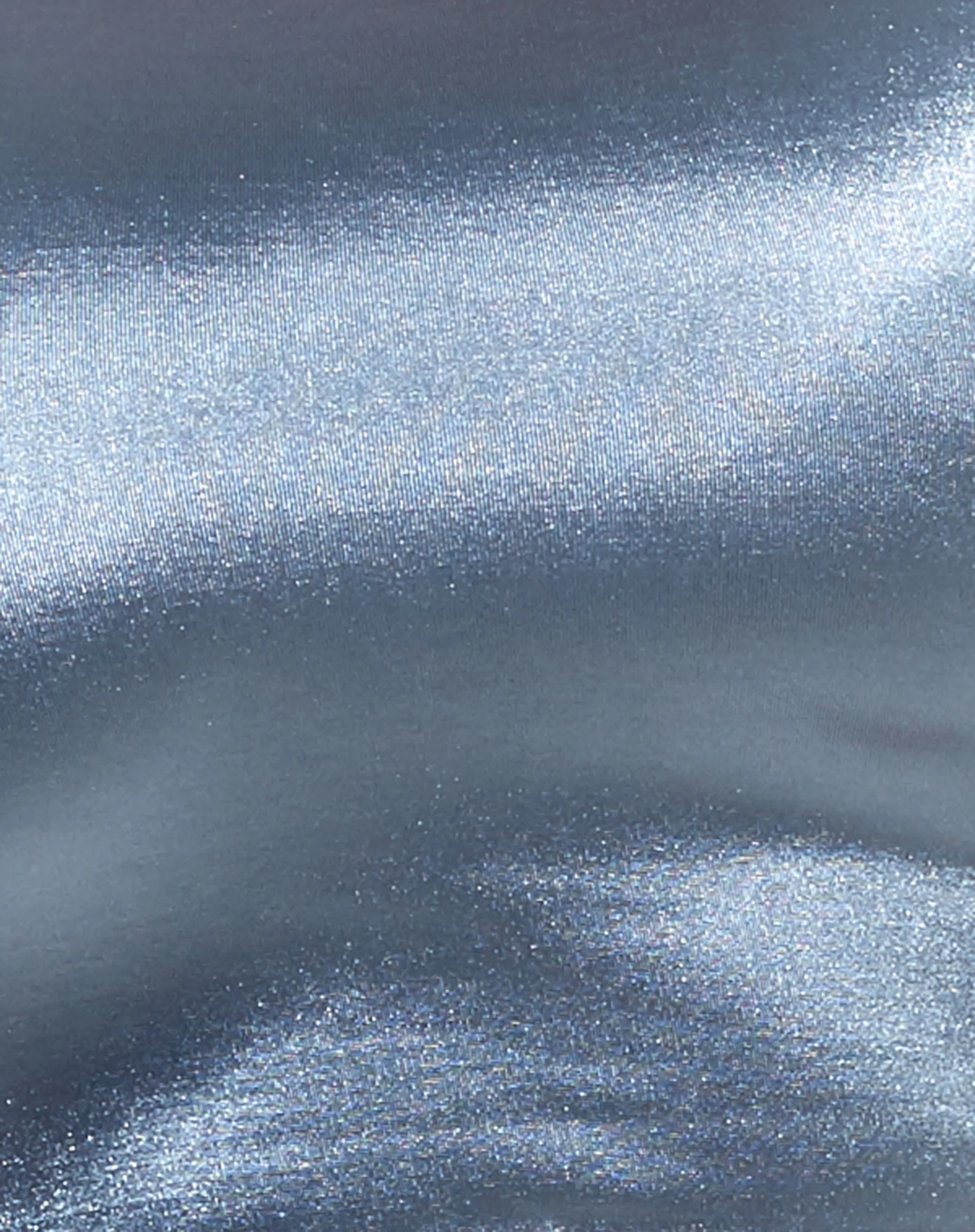 Ozka Crop Top in Satin Blue - Image 5