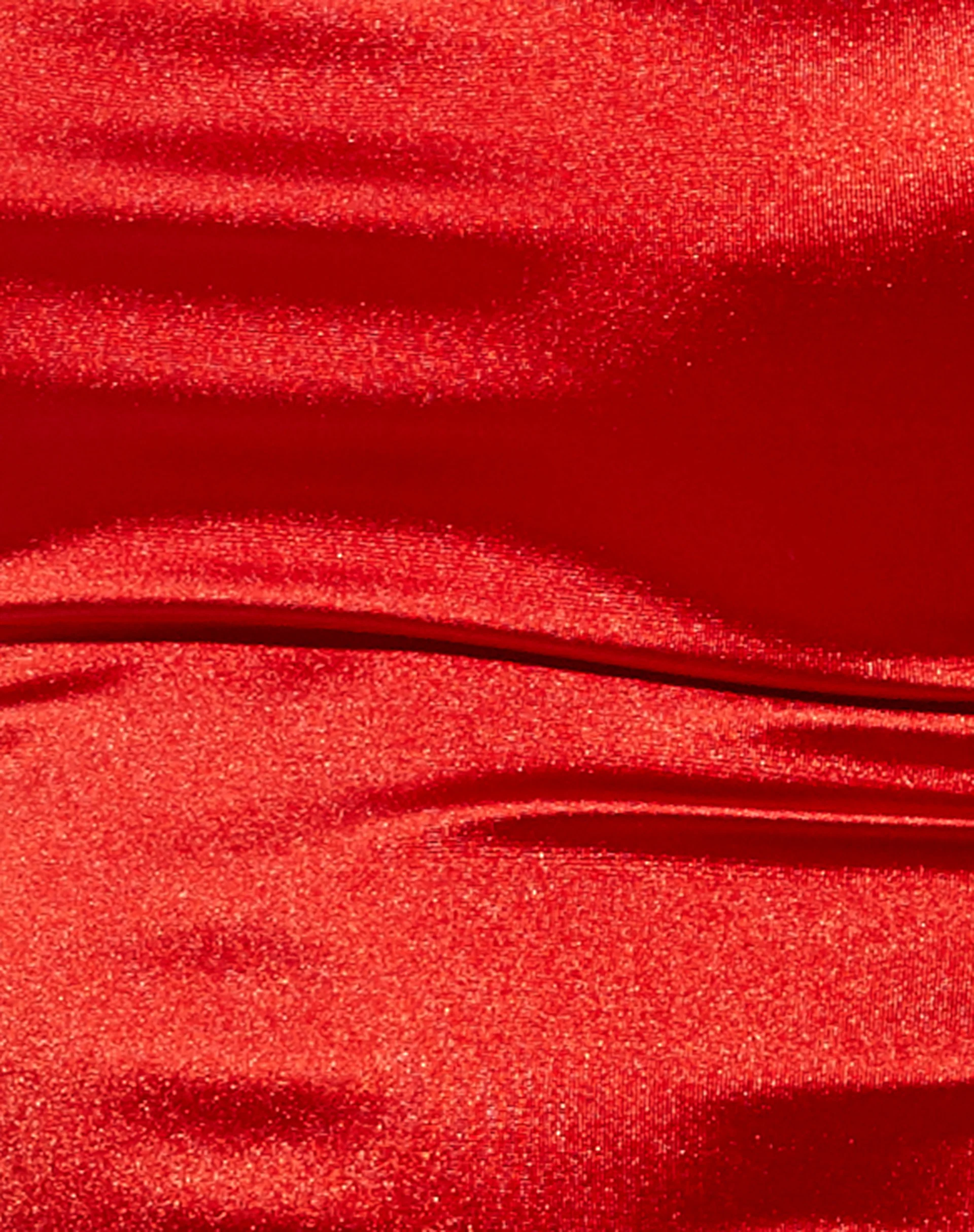 Ozka Crop Top in Satin Rust - Image 5