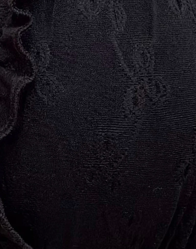 Pafriza Bikini Top in Broderie Black - Image 6