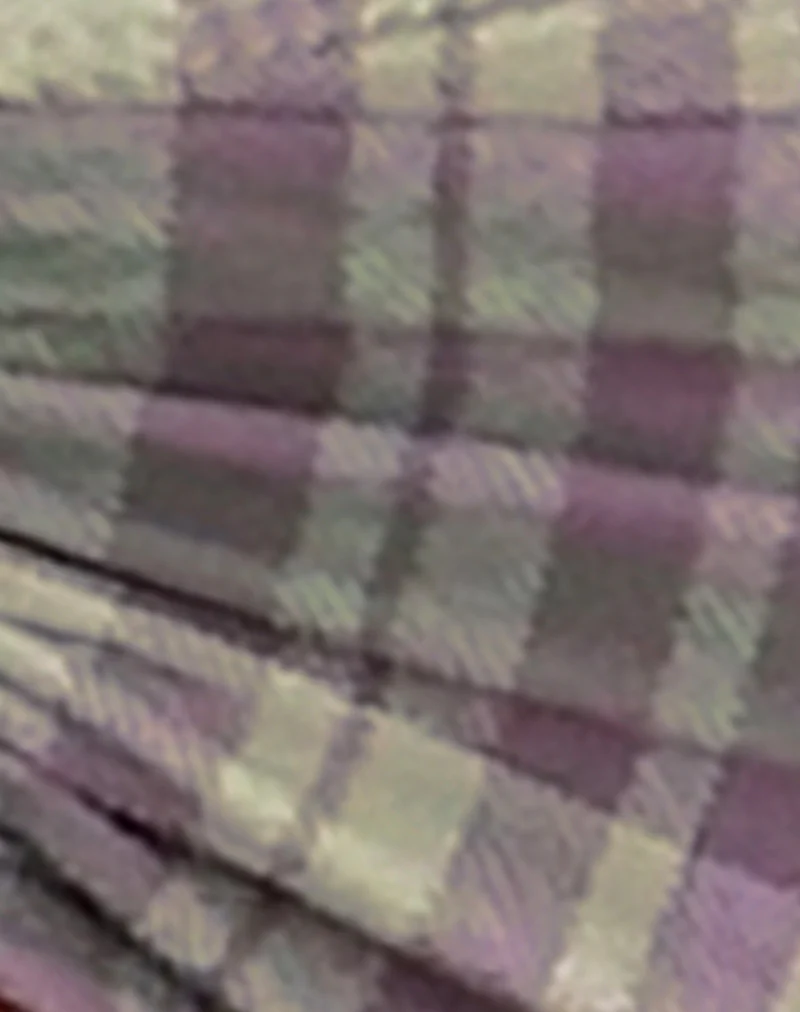 Pali Bikini Top in Purple Tartan - Image 5