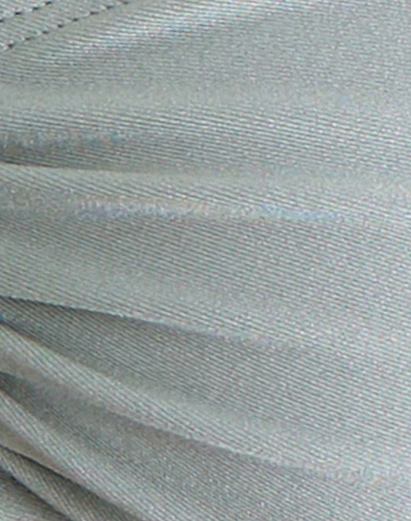 Pali Bikini Top in Shine Silver - Image 7