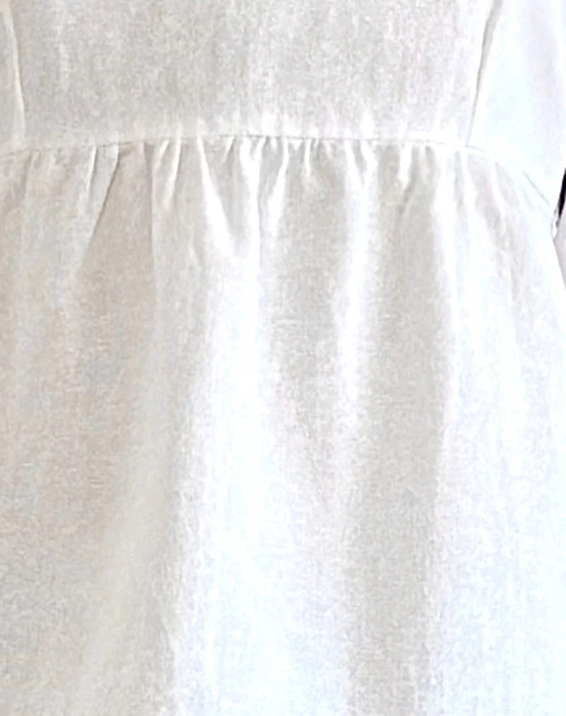 Palsi Tie Side Sleeveless Top in White - Image 5