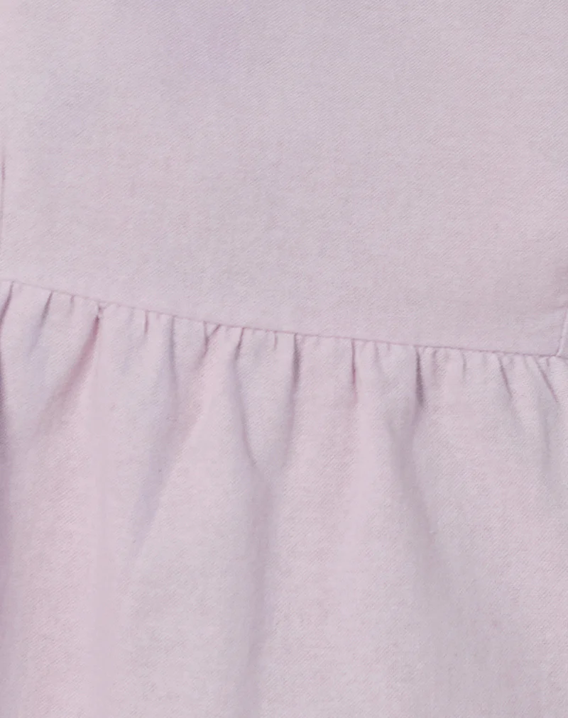 Palsi Tie Side Top in Light Lilac - Image 5