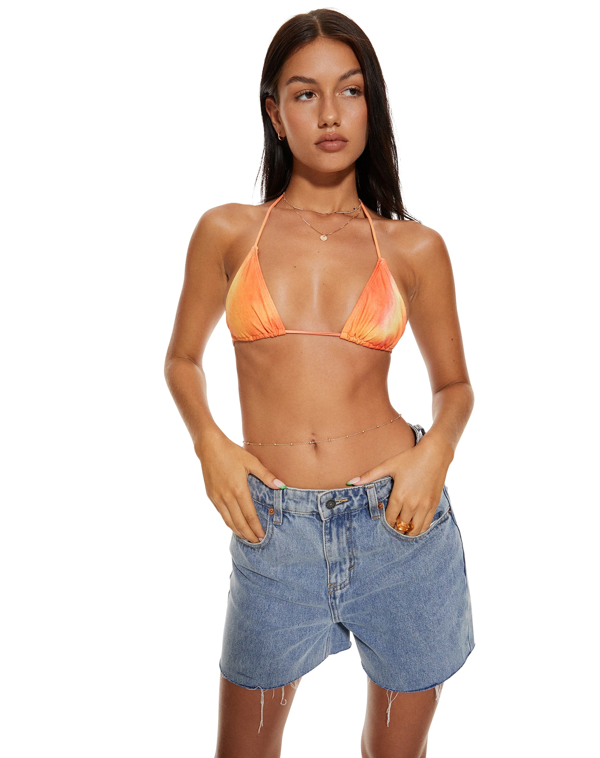 MOTEL X BARBARA Pami Bikini Top in Fruit Crush Watercolour - Image 6