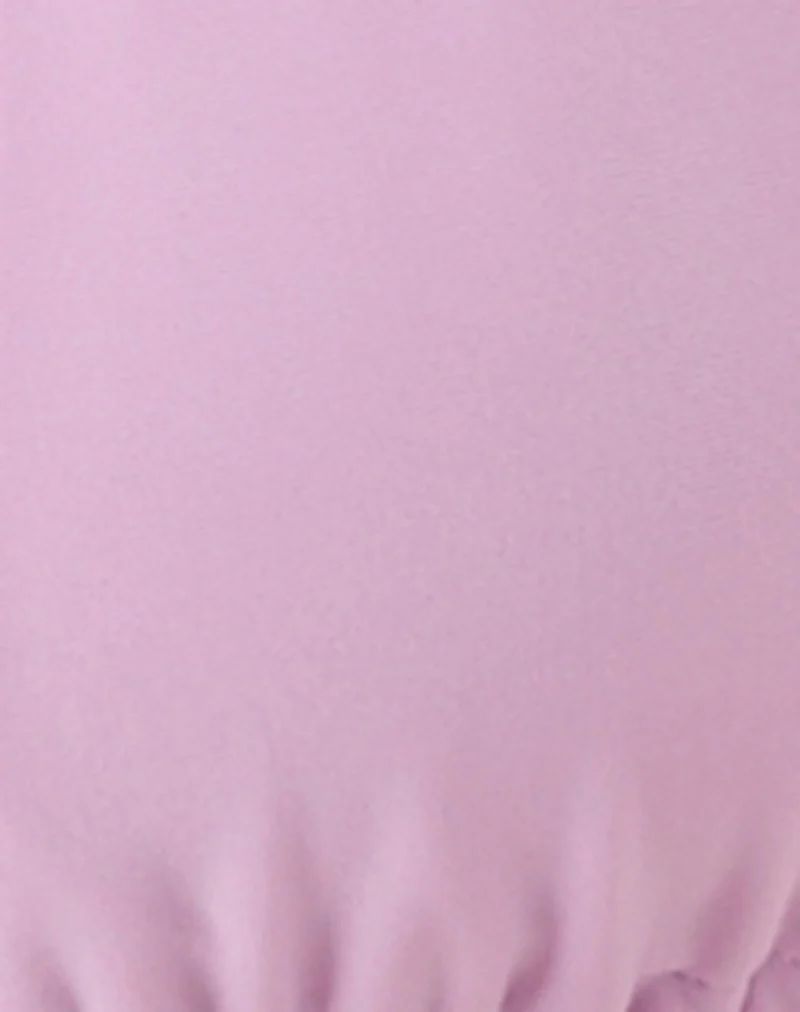Pami Bikini Top in Lilac with Beads - Image 6