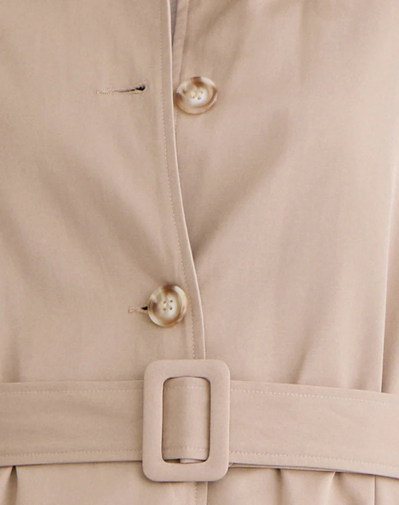 Panala Trench Coat in Sand - Image 6