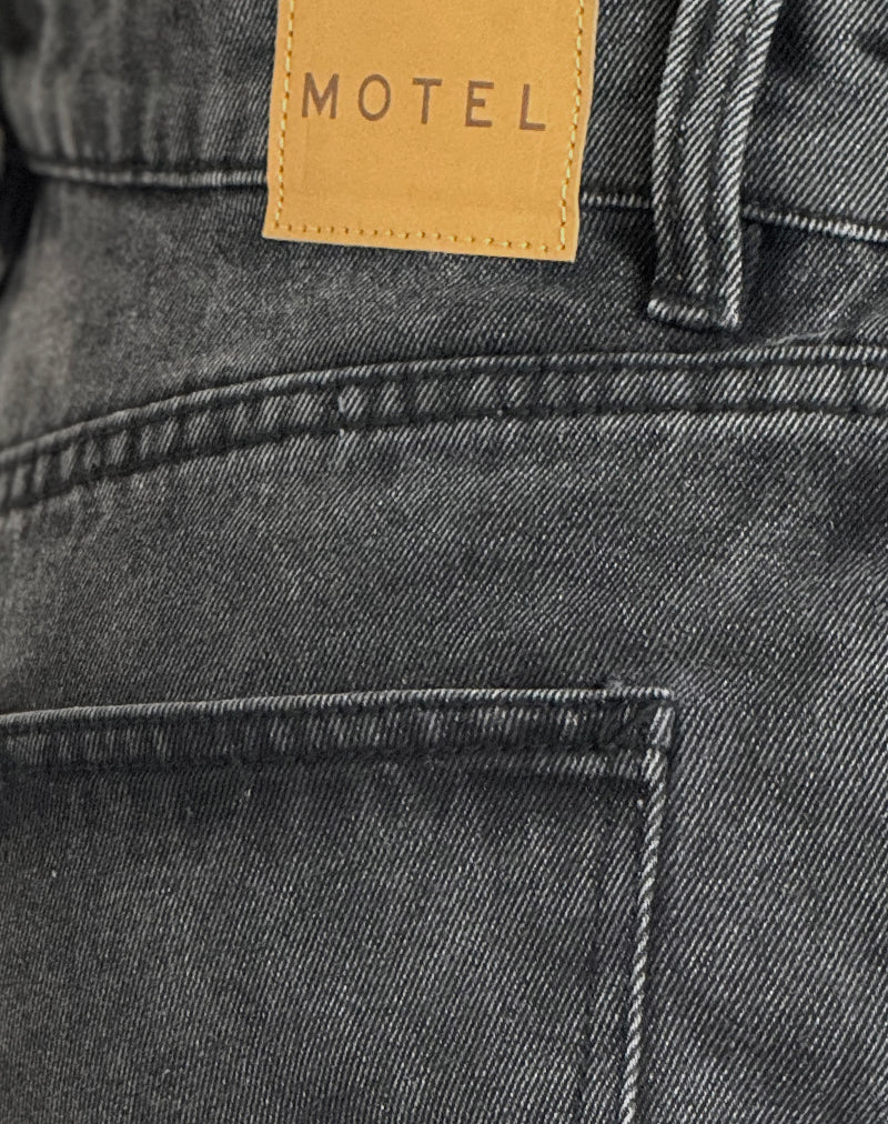 Parallel Jeans in Black Wash - Image 7