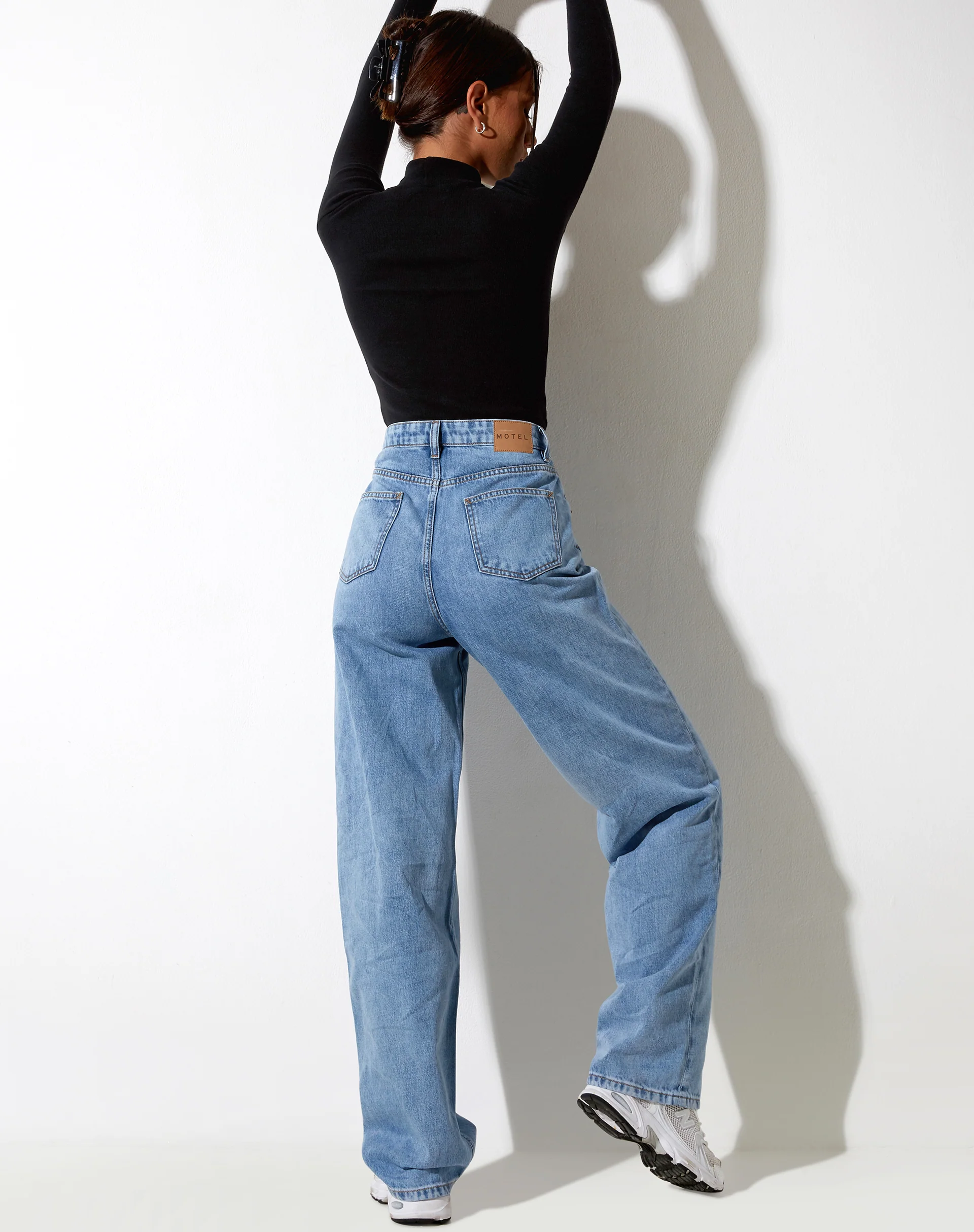 Parallel Jeans in Tonal Light Wash Blue - Image 3