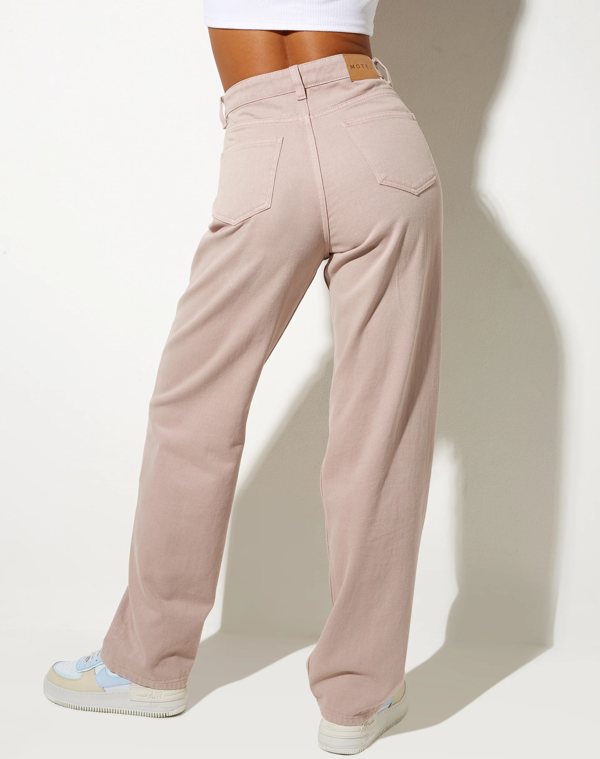 Parallel Jeans in Washed Lilac - Image 4