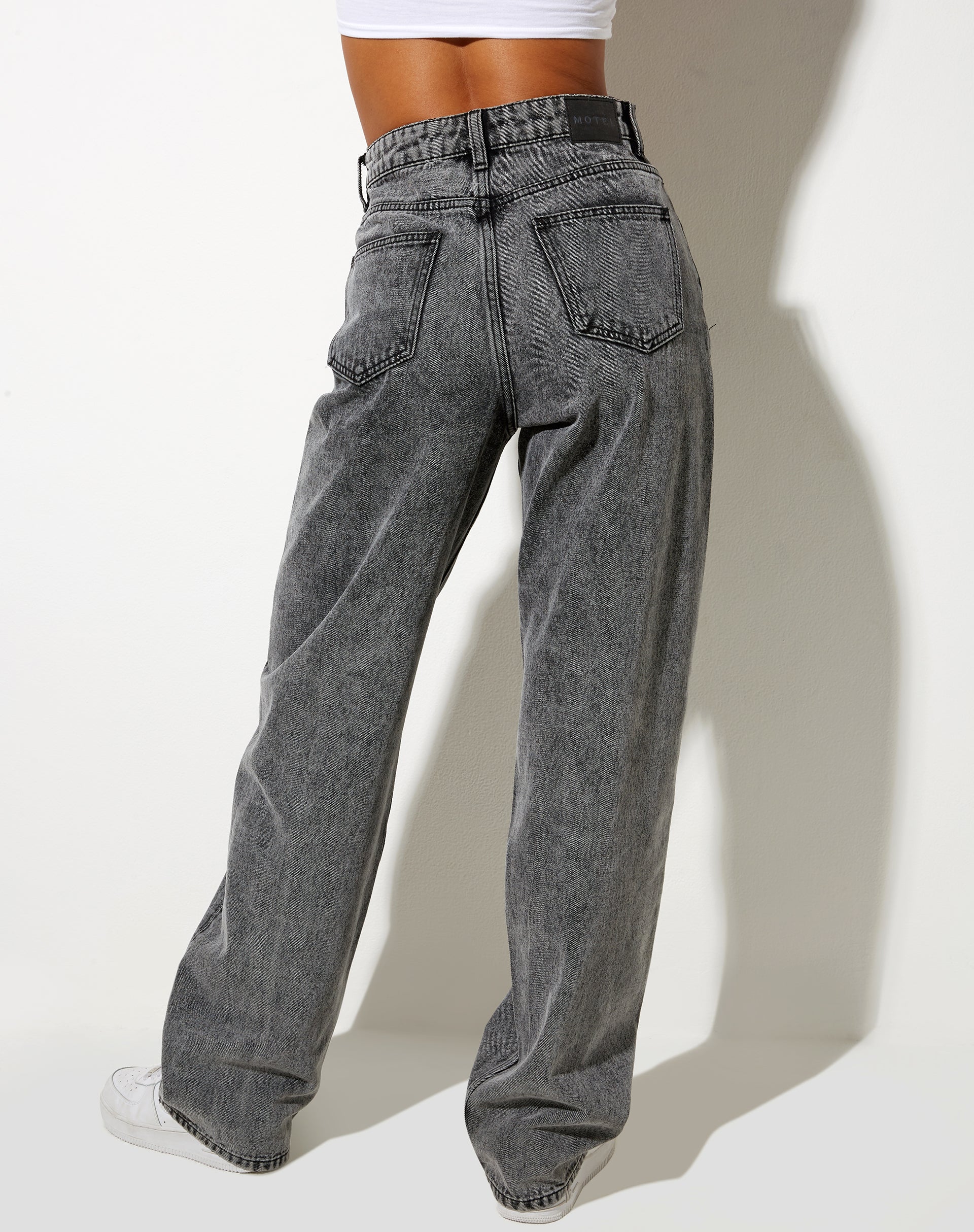 Parallel Jeans in Acid Black - Image 2