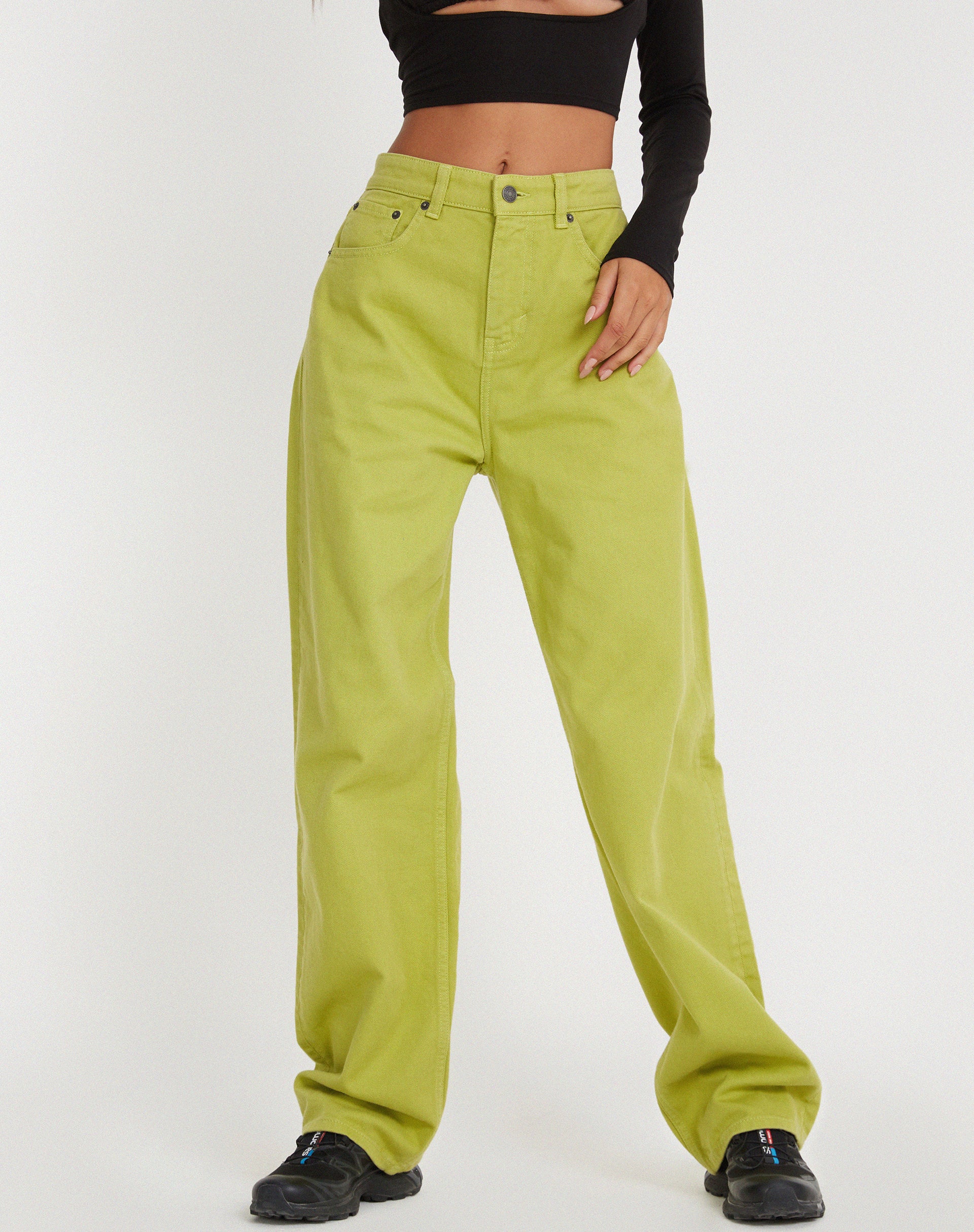 Parallel Jeans in Green Oasis - Image 2