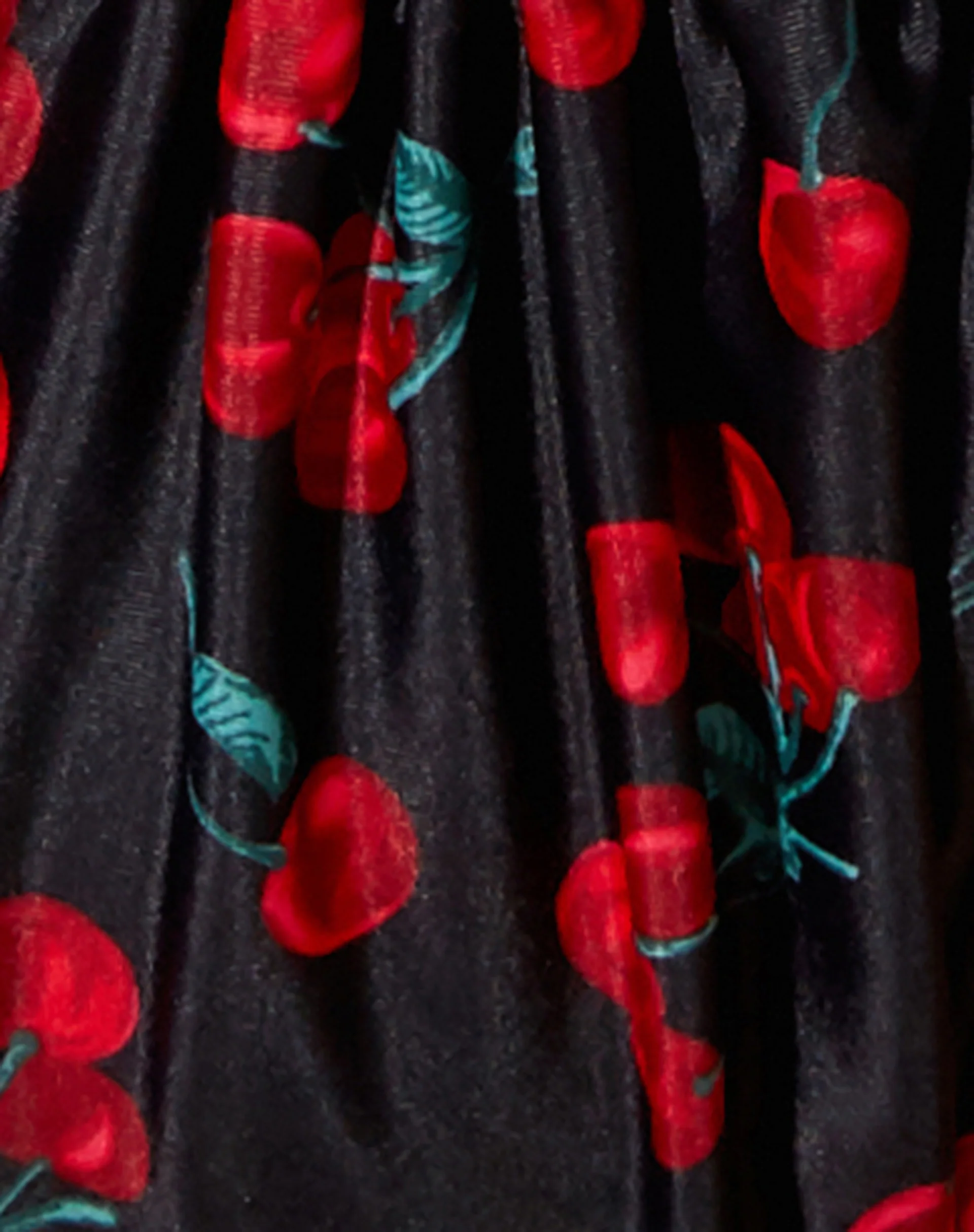 Parmia Bikini Top in Cherries Black - Image 5