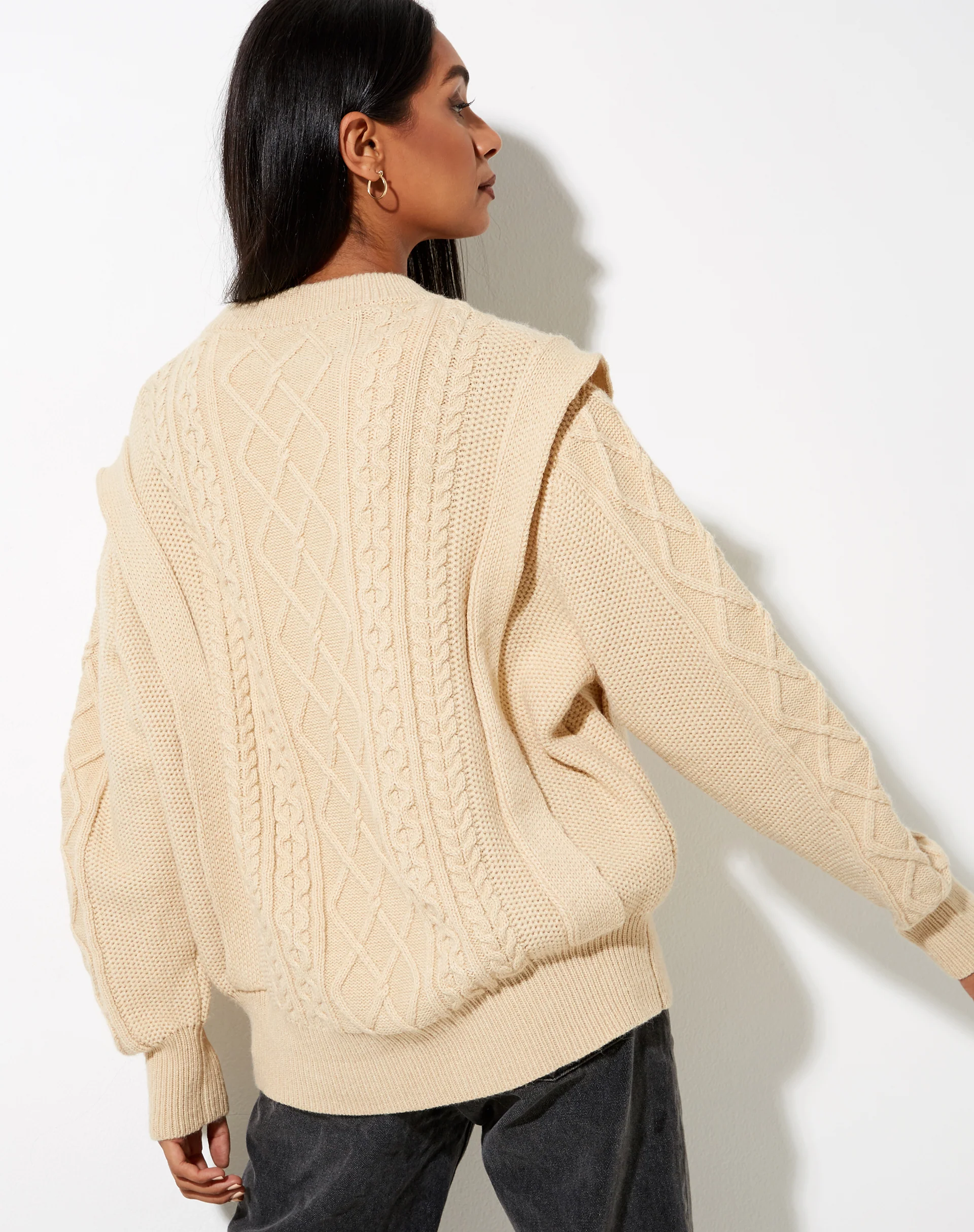 Parsha Jumper in Natural Beige - Image 2