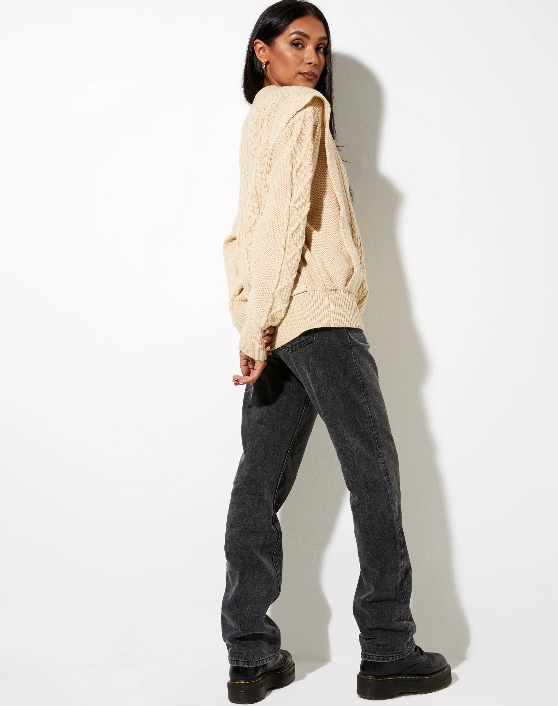 Parsha Jumper in Natural Beige - Image 4